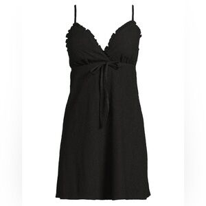 No Boundaries Juniors’ Pucker Sleeveless Mini Dress,